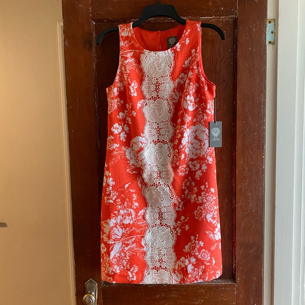 NWT Vince Camuto Floral Sleeveless Dress